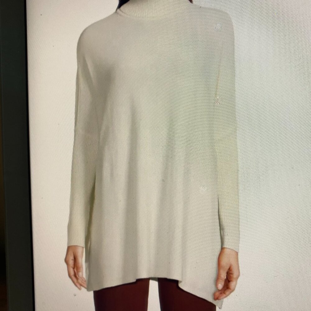 Joseph A. oversized sweater poncho turtleneck black XL - Picture 10 of 10